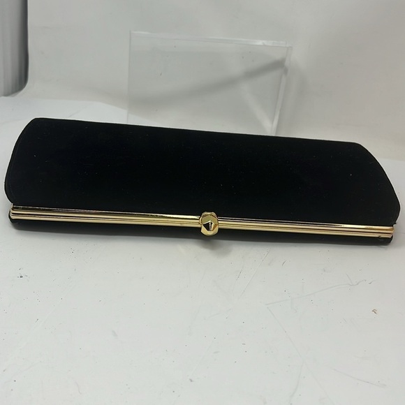 Town & Country Shoes Vintage Suede Snap Structured Clutch Bag - New Condition - Picture 4 of 8